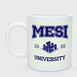 Кружка керамическая MESI University, цвет: фосфор