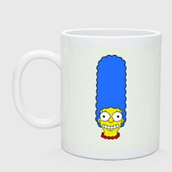 Кружка керамическая Marge Face, цвет: фосфор