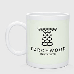 Кружка керамическая Torchwood Institute, цвет: фосфор