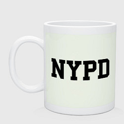 Кружка керамическая NYPD, цвет: фосфор