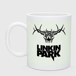 Кружка керамическая Linkin Park: Deer, цвет: фосфор