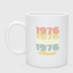 Кружка керамическая 1976 Classic, цвет: белый