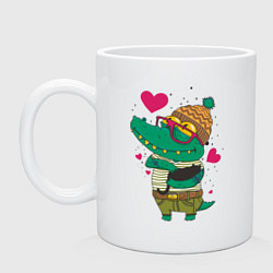 Кружка Влюбленный крокодил