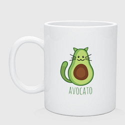 Кружка керамическая AVOCATO, цвет: белый