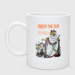 Кружка керамическая Under the Sun, цвет: белый