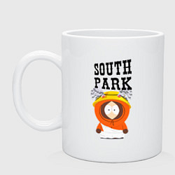Кружка керамическая South Park Кенни, цвет: белый