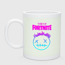 Кружка керамическая TRAVIS SCOTT X FORTNITE, цвет: фосфор