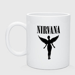 Кружка керамическая NIRVANA, цвет: белый