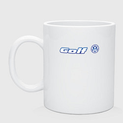 Кружка керамическая Volkswagen Golf Z, цвет: белый