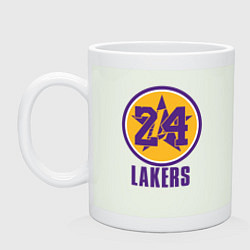 Кружка керамическая 24 Lakers, цвет: фосфор