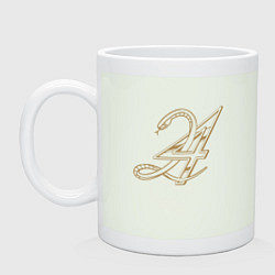 Кружка керамическая Kobe Bryant, цвет: фосфор