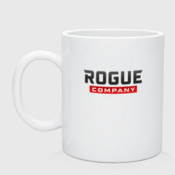 Кружка керамическая Rogue Company, цвет: белый