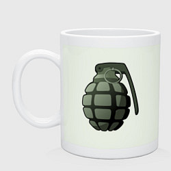 Кружка керамическая Grenade!, цвет: фосфор