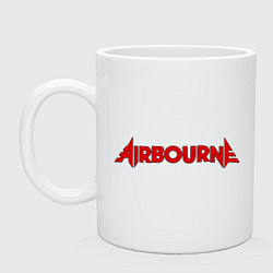 Кружка керамическая Airbourne, цвет: белый