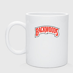 Кружка керамическая BACKWOODS, цвет: белый