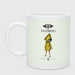 Кружка керамическая Little Nightmares, цвет: фосфор