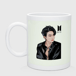 Кружка керамическая BTS, цвет: фосфор