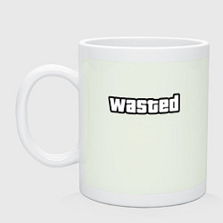 Кружка керамическая WASTED, цвет: фосфор