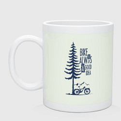 Кружка керамическая Gooood Idea, цвет: фосфор