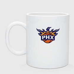 Кружка керамическая Phoenix Suns, цвет: белый