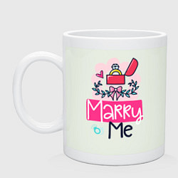 Кружка Надпись выходи за меня