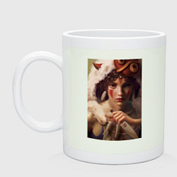 Кружка керамическая Momonoke P, цвет: фосфор