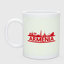Кружка керамическая Armenia in Red, цвет: фосфор