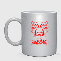 Кружка керамическая DEAD SPACE АЙЗЕК КЛАРК, цвет: серебряный