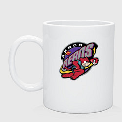 Кружка керамическая Akron Aeros - baseball team, цвет: белый