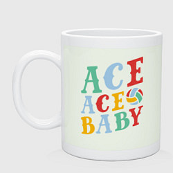 Кружка керамическая Ace Ace Baby, цвет: фосфор