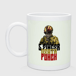 Кружка керамическая 5 Finger Death Punch Groove Metal, цвет: фосфор