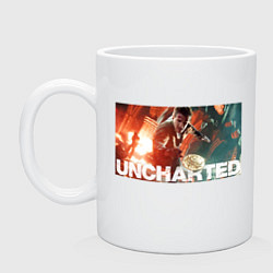 Кружка керамическая Uncharted 4: A Thiefs End, цвет: белый