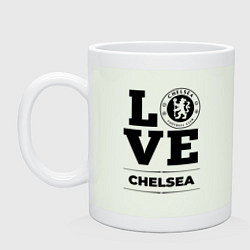 Кружка керамическая Chelsea Love Классика, цвет: фосфор