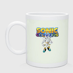 Кружка керамическая Silver Hedgehog Sonic Video Game, цвет: фосфор