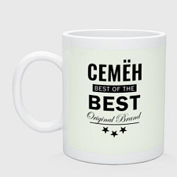 Кружка керамическая СЕМЁН BEST OF THE BEST, цвет: фосфор