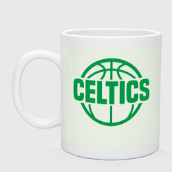 Кружка керамическая Celtics Baller, цвет: фосфор