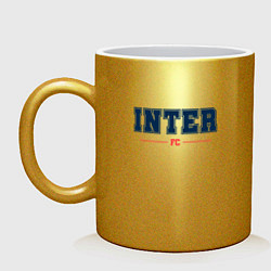 Кружка керамическая Inter FC Classic, цвет: золотой