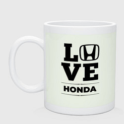 Кружка керамическая Honda Love Classic, цвет: фосфор