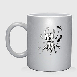 Кружка керамическая Hollow Knight game, цвет: серебряный