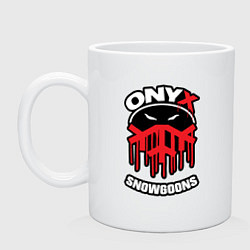 Кружка керамическая Onyx - snowgoons, цвет: белый