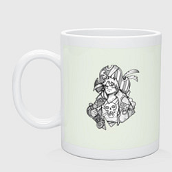 Кружка керамическая Король пиратов - Манки Д Луффи, цвет: фосфор