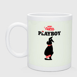 Кружка керамическая Толстяк playboy, цвет: фосфор