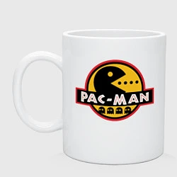 Кружка керамическая Pac-man game, цвет: белый