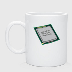Кружка керамическая IT Vagodroch processor, цвет: белый