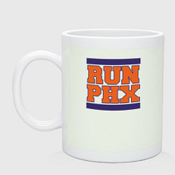 Кружка керамическая Run Phoenix Suns, цвет: фосфор