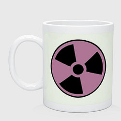 Кружка керамическая Nuclear dander, цвет: фосфор