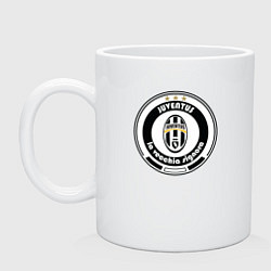 Кружка керамическая Juventus club, цвет: белый
