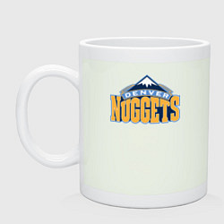 Кружка керамическая Denver Nuggets, цвет: фосфор