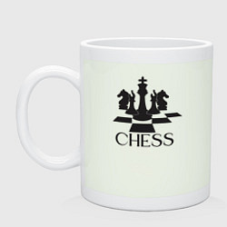 Кружка керамическая Chess play, цвет: фосфор