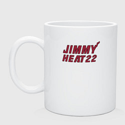 Кружка керамическая Jimmy Heat 22, цвет: белый